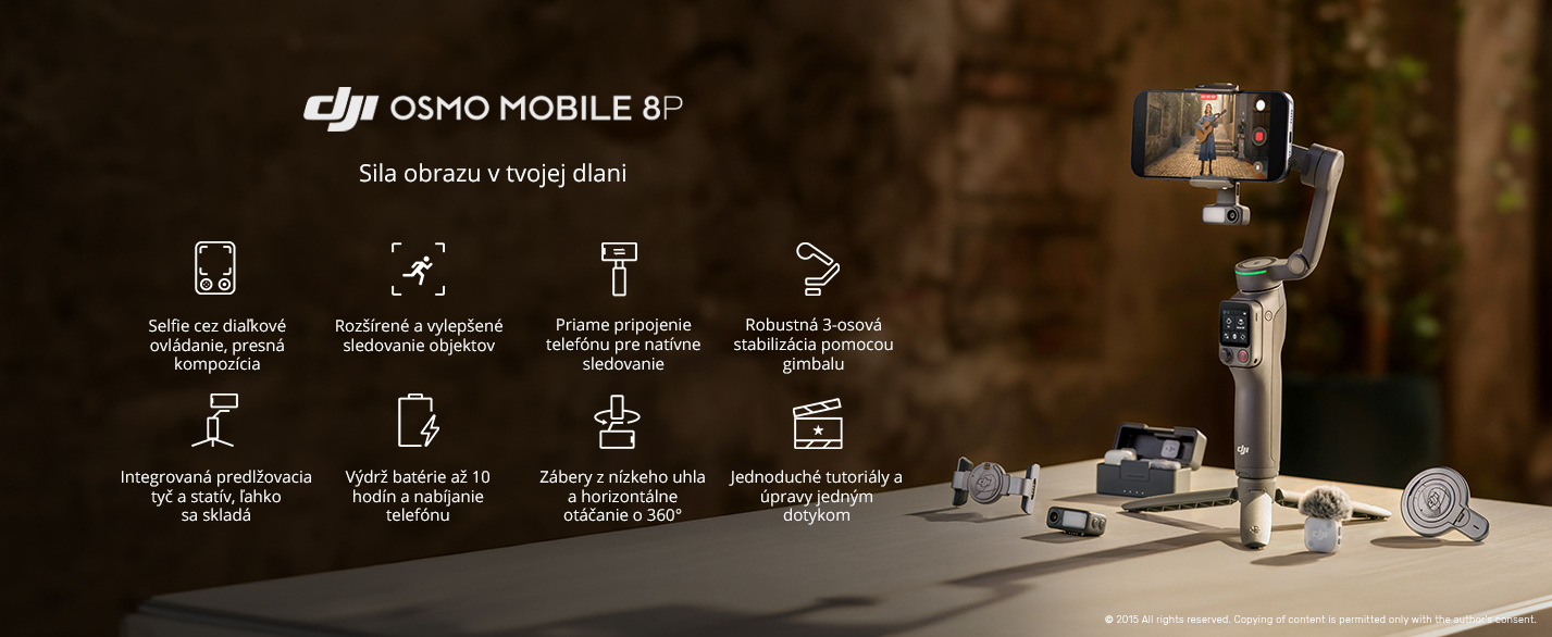 DJI Osmo Mobile 8P Standard Combo - 3d